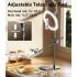 RTAKO ZJ-FP02 Kit Overheard Phone Mount 55cm with Phone Clamp and Ring Light